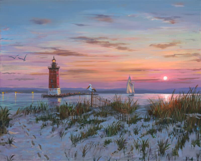 Lewes Breakwater Lighthouse