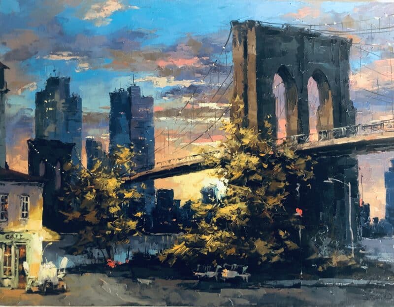 Brooklyn Bridge Sunset